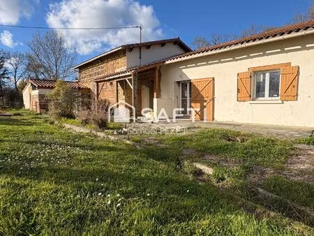 lherm - toulousaine rénovée de 90m² sur un terrain de 2538m²