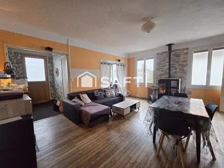 maison sur sous-sol deux chambres et un bureau