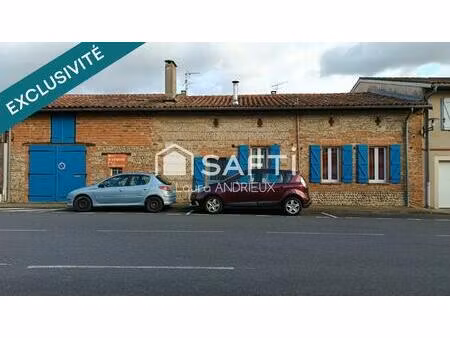 maison de village et de caractère en pierres toulousaines – cœur de ville – 72 m²