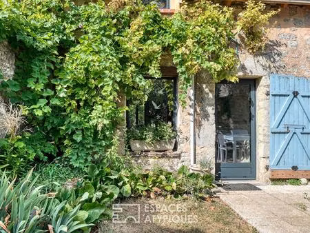 maison cosy rénovée et son jardin bucolique à une heure de paris