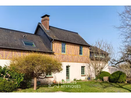 authentique et chaleureuse longère en colombages