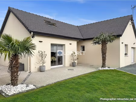 maison contemporaine 125 m². 4 chambres . vie de plain-pied - terrain 815 m²