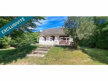 pavillon  4 pièces avec sous sol total et terrain de 3080 m²