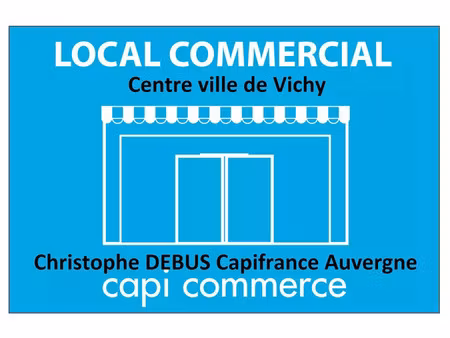 location commerce 2 pièces 500 m² à vichy (03200)