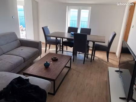 appartement 80 mètre carré centre ville vue mer