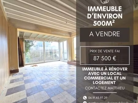 immeuble 500 m² auxi-le-château