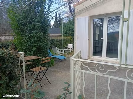 t3 meublé 70 m² – terrasse – parc de la torse