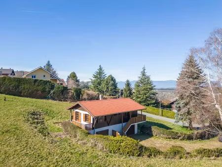 bons-en-chablais - chalet - terrain de 1 670 m² - 2 garages - 2 chambres