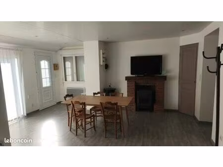 maison + studio + t3 meublés – 6 chambres – 100 m plage – idéal travailleurs / entreprises