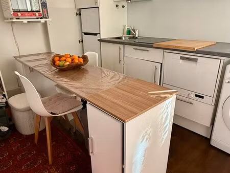 t2 meublée- location- paris 12