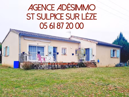 vente villa 5 pièces 110 m² à saint-sulpice-sur-lèze (31410)  240 000 €