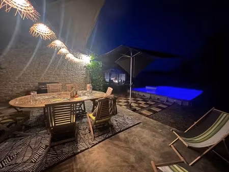 vente maison 4 pièces 140 m² taugon (17170)