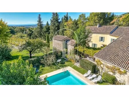 mas en pierre à vendre avec piscine et vue à villedieu