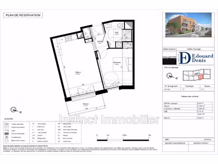 vente appartement 2 pièces 43 m² guilvinec (29730)