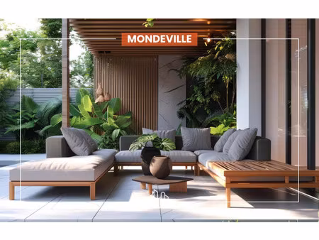 vente maison neuf 5 pièces 111m2 mondeville - 399500 € - surface privée