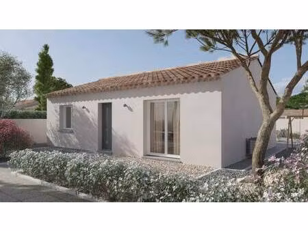 terrain avec maison neuve à vendre