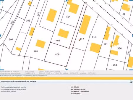 terrain constructible à vendre