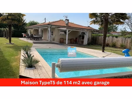 vente maison 6 pièces 114 m² labastide-d’armagnac (40240)