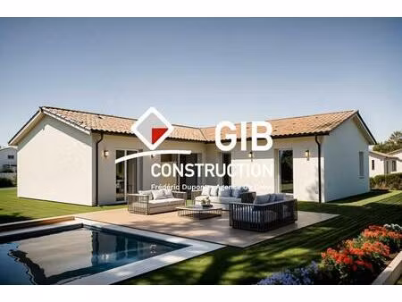 vente maison à construire 80 m² créon (33670)