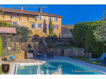 vente maison 6 pièces 210 m² à le bois-d'oingt (69620)  649 000 €