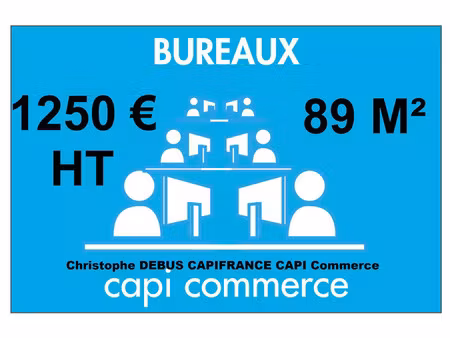 location bureau 1 pièce 89 m² à le plessis-belleville (60330)