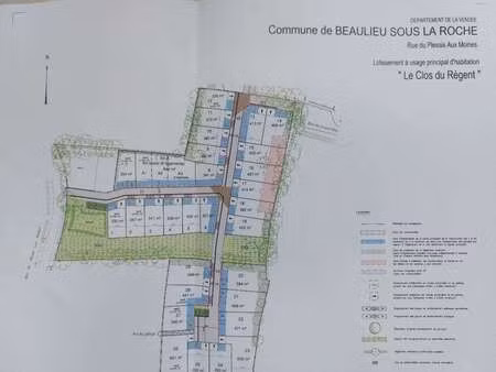 vente terrain à beaulieu-sous-la-roche (85190) : à vendre / 594m² beaulieu-sous-la-roche