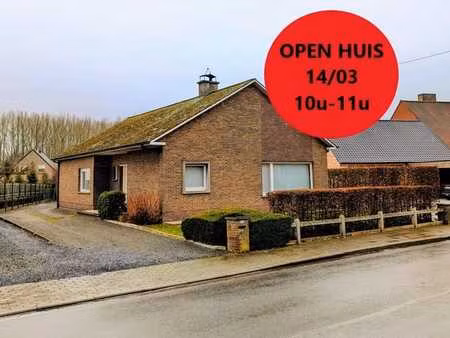 open huis zaterdag 14/03 van 10u tot 11u. vrijstaande bun...