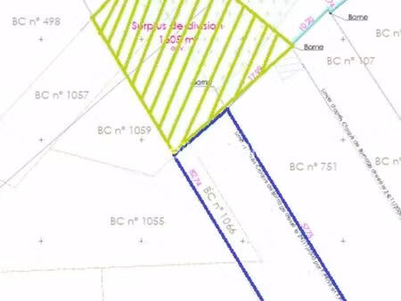 terrain 1 600 m² saint andre les vergers