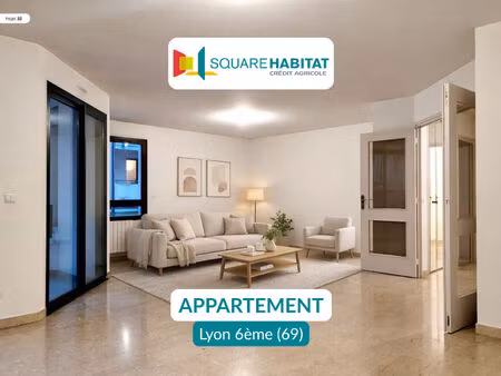 vente appartement 5 pièces 129 m² lyon 6 (69006)
