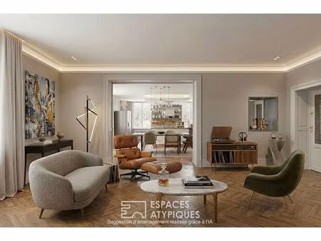 appartement dans une maison de maître avec vue sur la moselle