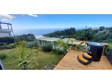 maison récente t5 vue mer – terrasses jacuzzi – terrain 200 m² – ravine à malheur