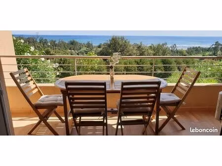 appartement vue mer solenzara