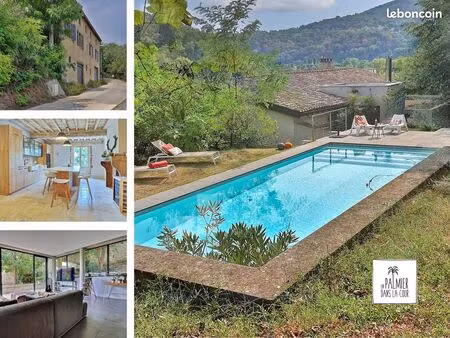 ? belle maison de famille patrimoniale avec piscine dans écrin de verdure
