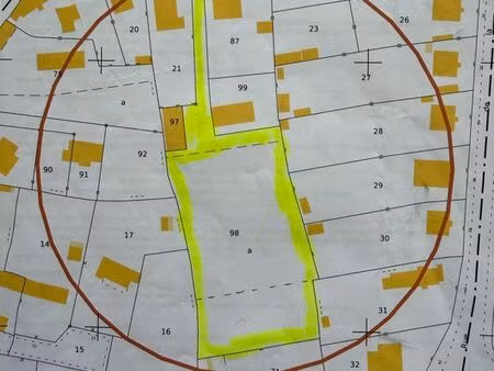 à vendre terrain constructible