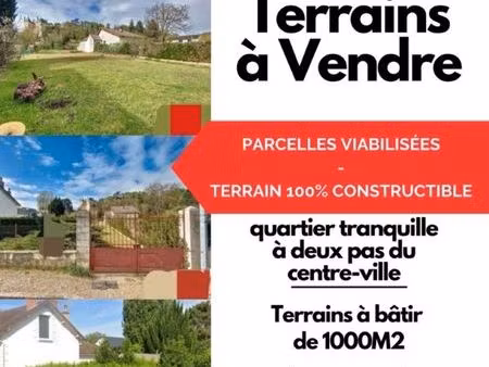 terrain constructible viabilisé