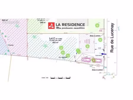 terrain 565 m² les mureaux