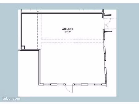 local commercial 91 m²