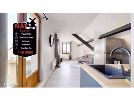 appartement 2 pièces 29 m²