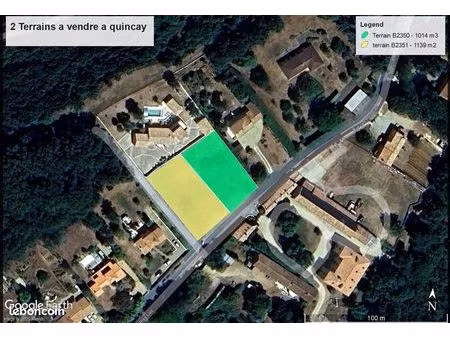 à vendre – terrains constructibles à quinçay (86190)