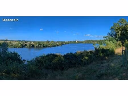 terrain bord du tarn avec vue panoramique