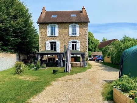 maison 121 m² + hangar 120 m² + garage – terrain 1206 m²