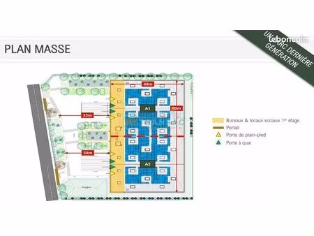 local d'activité 2 635 m²