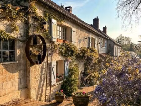 maison briarde de caractère – 281 m² – 8 chambres – piscine – terrain 2126 m² – proche cou