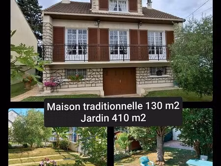 maison 130 m² – terrain de 410 m² – sous-sol total et garage - quartier ascott - verger - 