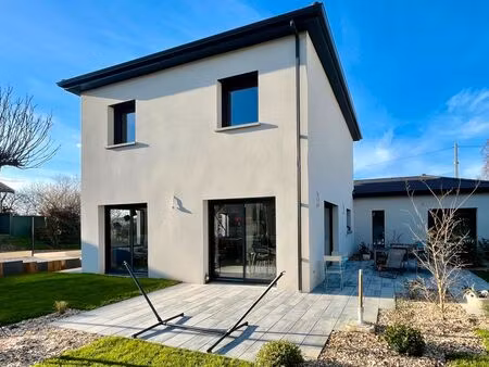 irigny — terrain viabilisé 514 m² + projet maison neuve 4 chambres garage