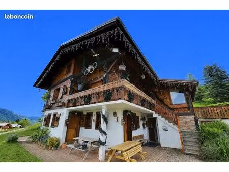 chalet 169m2 divisé en appartement / vue dégagée sur les aravis terrain 1939m2