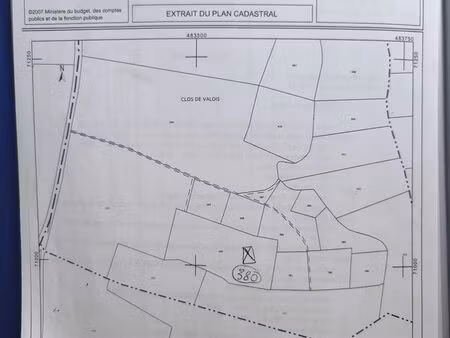 terrains nus ( non constructible)