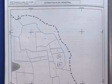 terrains nus ( non constructible)