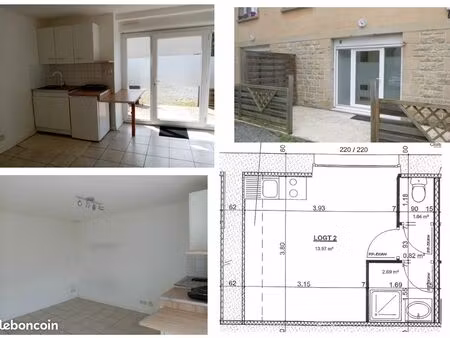 studio 17 m2 – 304 euros près du chu  ifsi  dinan ideal etudiant