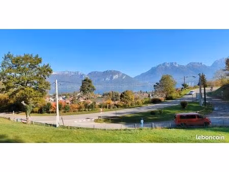 terrain – vue panoramique lac d’annecy – sévrier